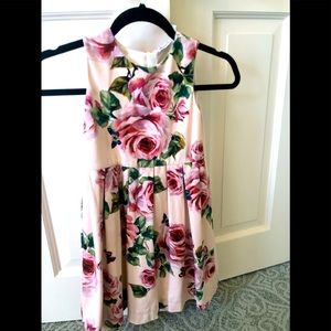 Dolce and Gabbana Rose Print Cotton dress